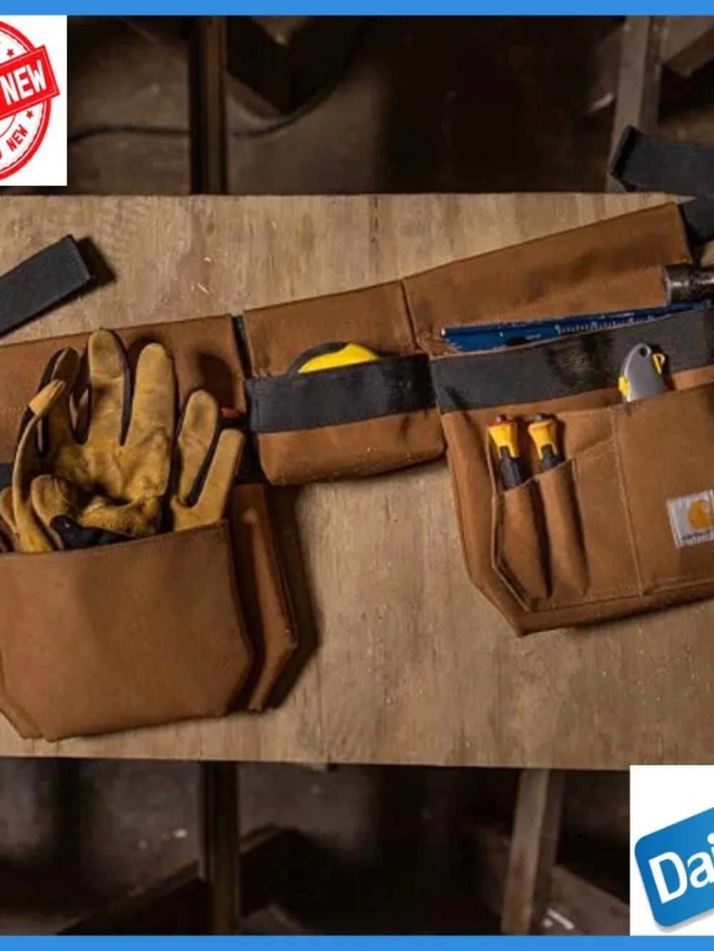 Adjustable Tool Belt with Hammer Loops, Water-Resistant, 23-50